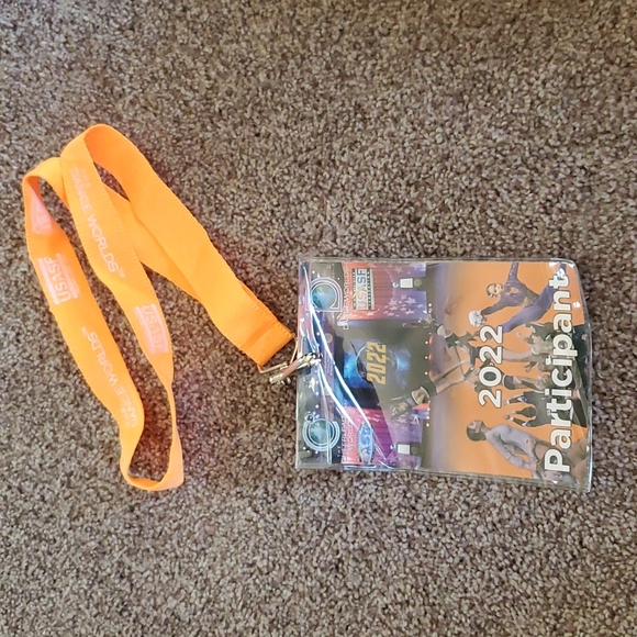 Cheerleading Worlds 2022 Official Lanyard - Picture 1 of 3